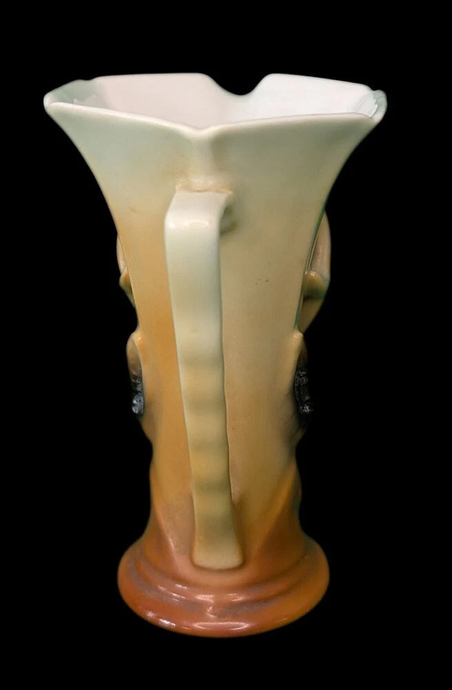 Rare Vtg ROYAL BAYREUTH Porcelain Figural Elk Stirrup Milk Pitcher - Blue Mark
