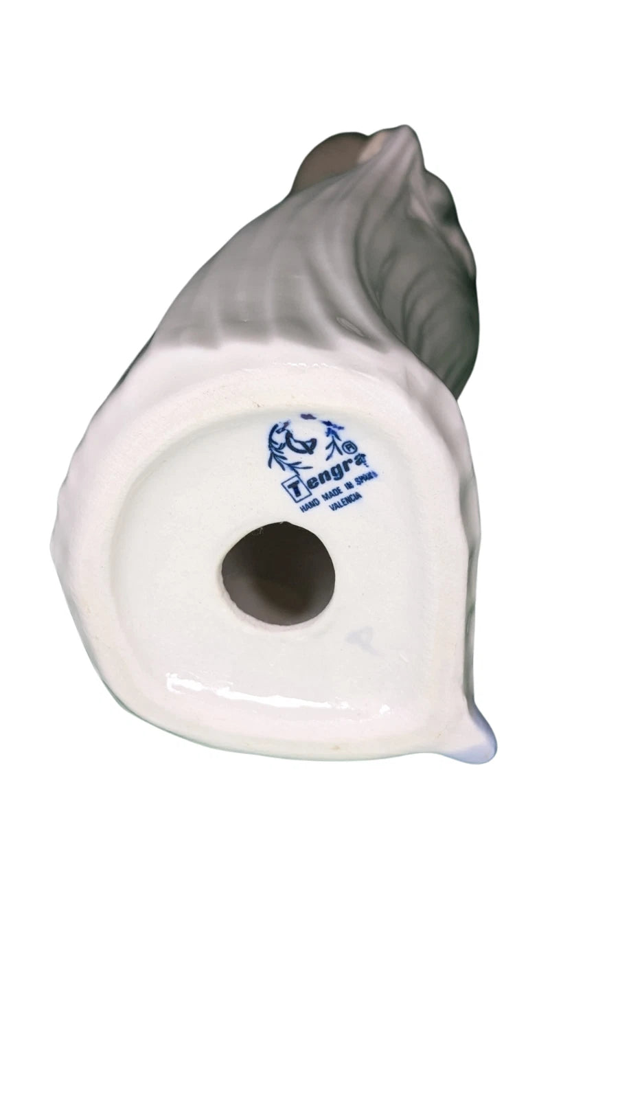 Tengra Porcelain Figurine - Made in Spain - Young Woman, White Dress, Walking