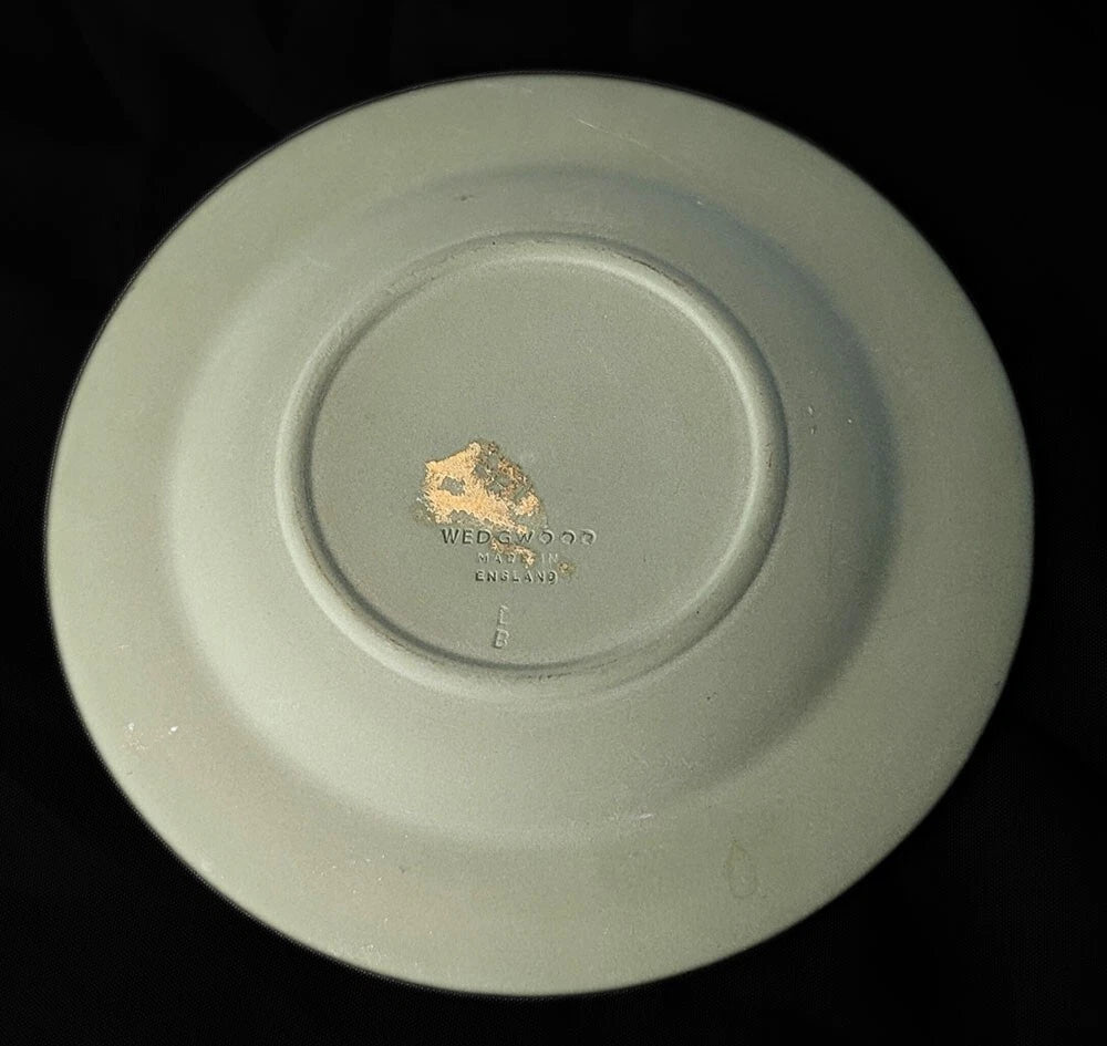 Pair of Green Jasperware Trinket Dishes by Wedgwood
