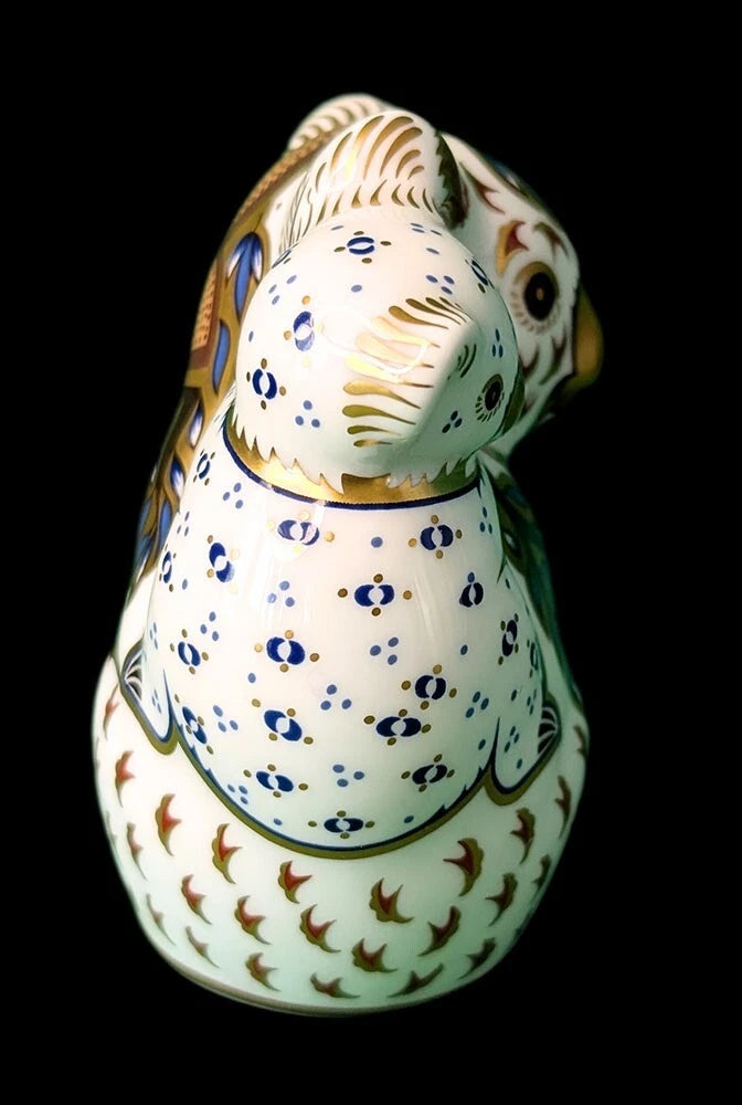 ROYAL CROWN DERBY Bone China Figurine / Paperweight - Koala & Baby - 3.75"