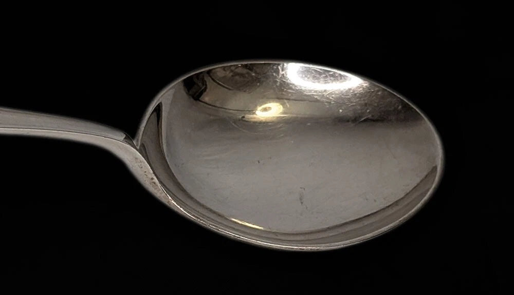 GEORG JENSEN MCM Sterling Silver Serving / Salad Set -- Cypress Pattern