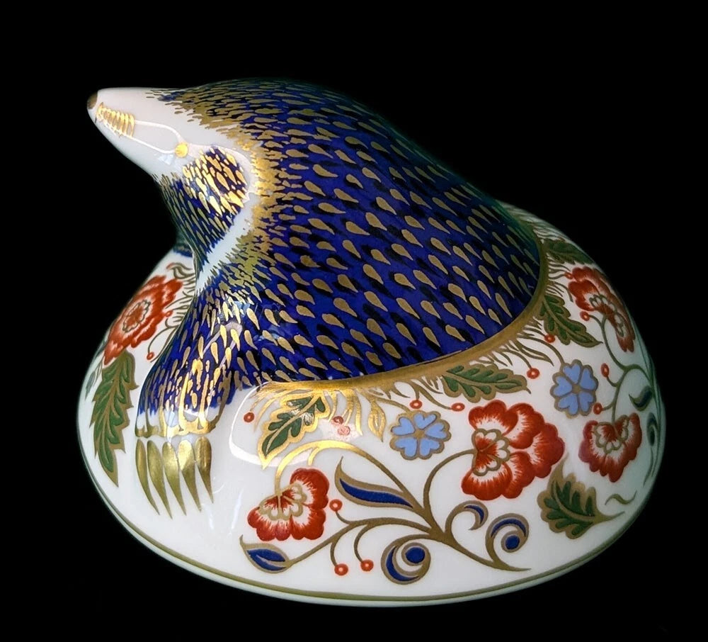 ROYAL CROWN DERBY Bone China Figurine / Paperweight - Mole