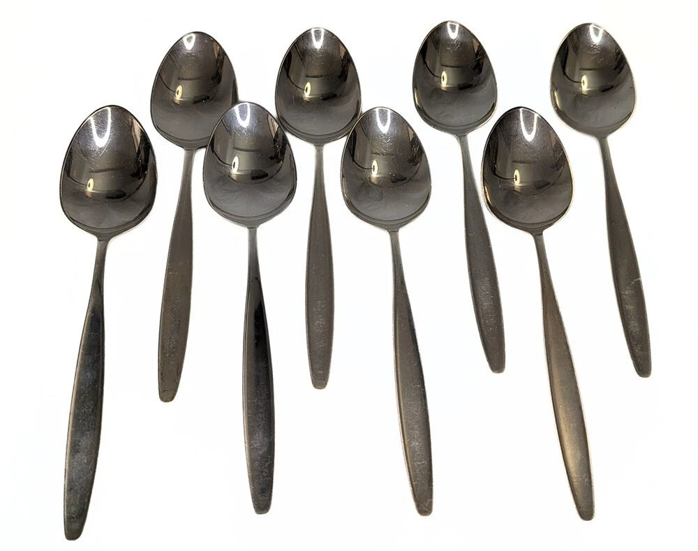 GEORG JENSEN MCM Sterling Silver 64 Pc. Flatware Set -- Cypress Pattern