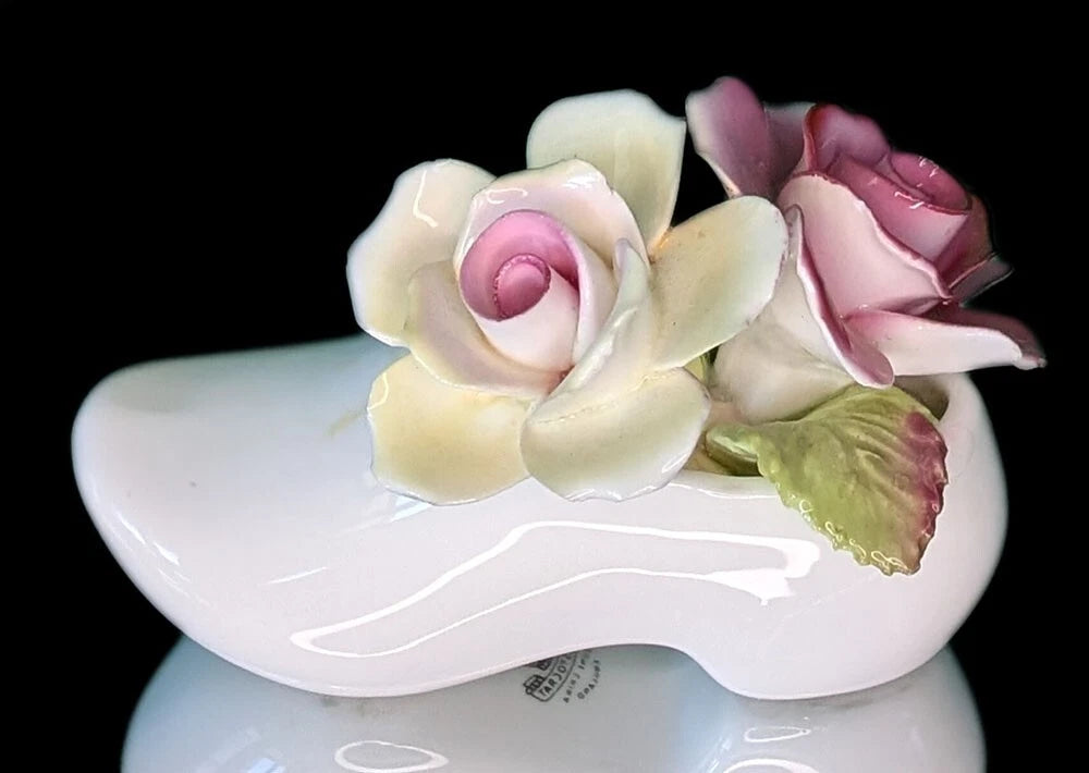 Aristocrat Bone China Floral Bouquet in Shoe