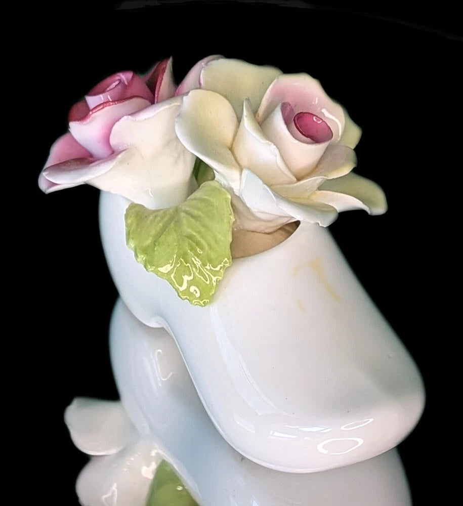 Aristocrat Bone China Floral Bouquet in Shoe