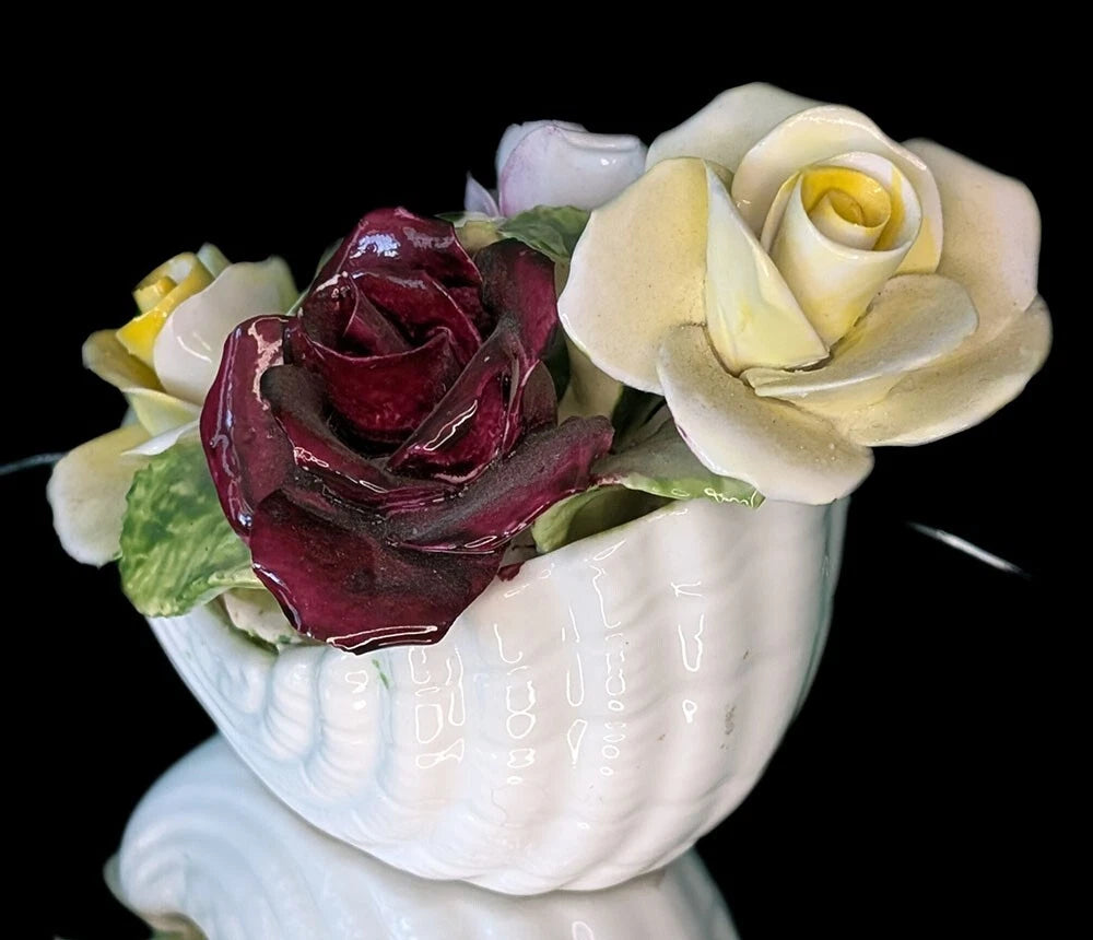 Radnor Bone China Rose Bouquet in Shell