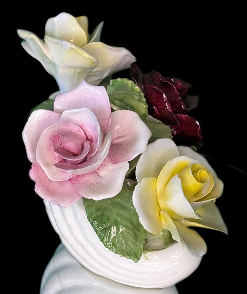 Radnor Bone China Rose Bouquet in Shell