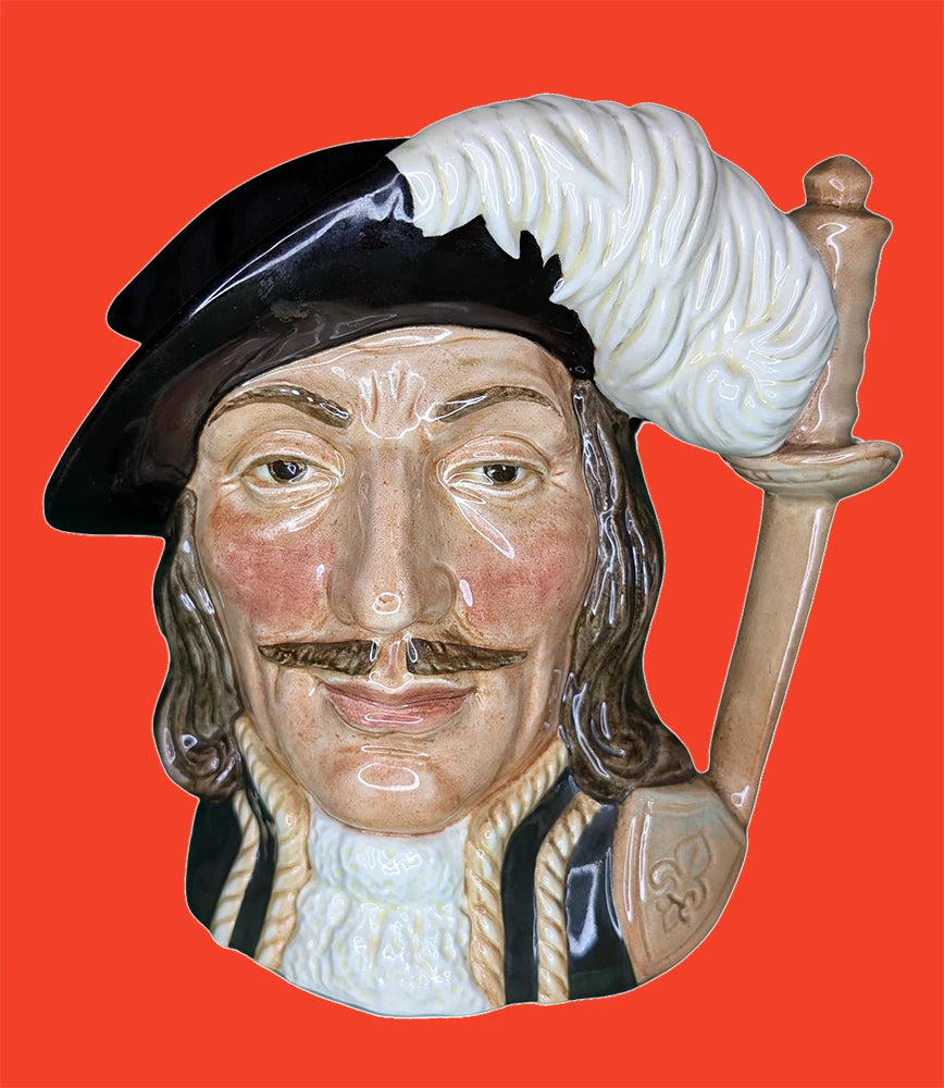 ROYAL DOULTON Fine Bone China Large Toby Mug - D6439 - Athos