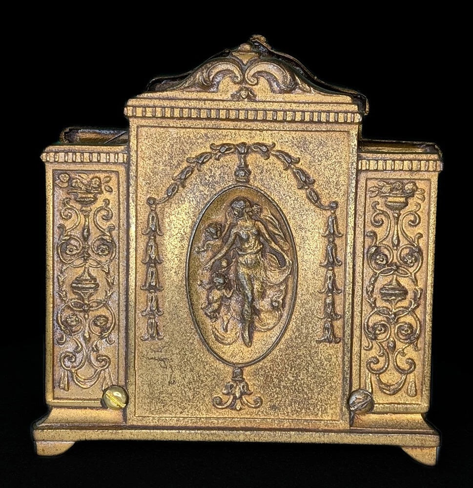 Antique Jennings Brothers Brass Letter Holder - Desk Decor