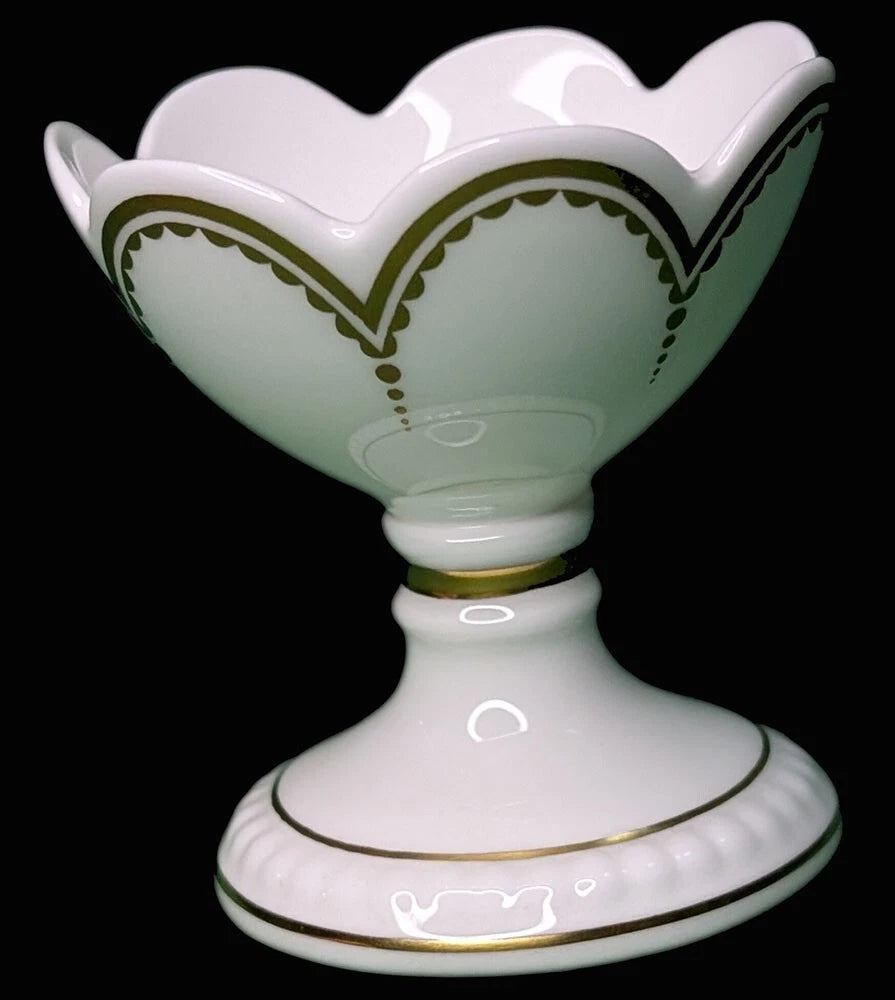 MINTON Bone China Collector Egg - With Stand - Gold Seal