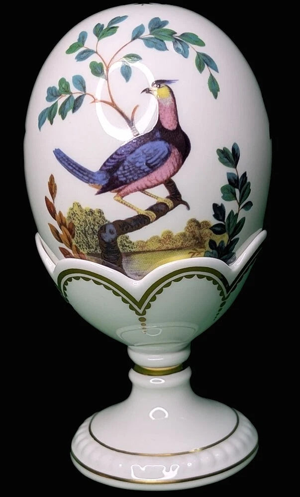 MINTON Bone China Collector Egg - With Stand - Gold Seal
