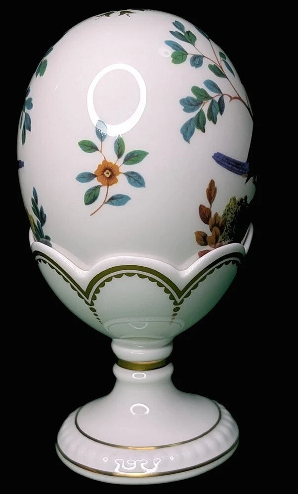 MINTON Bone China Collector Egg - With Stand - Gold Seal